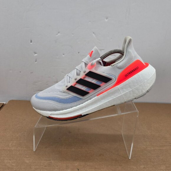 adidas UltraBoost Light White Orange HQ6351 BOOST Running Men’s Size 10 - Picture 13 of 15